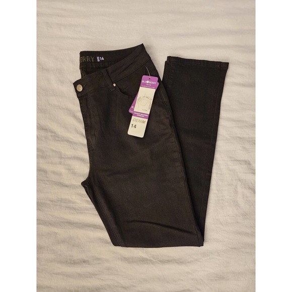 Women's Bluberry Denim Slim leg Black Rinse Wash Size 14 (New w/ Tags) - Picture 1 of 12